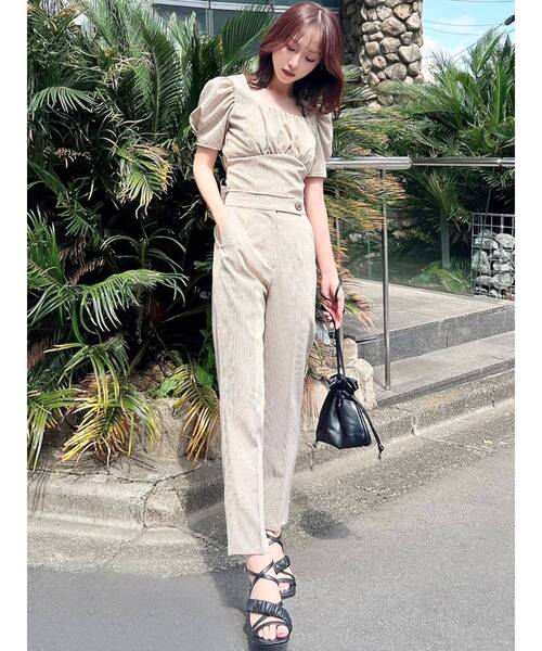 RESEXXY（リゼクシー）の「バックリボンスクエアブラウス【セットアップ着用可能】（シャツ/ブラウス・レディース・その他/その他1/ブラック・FREE）」の17枚目の写真