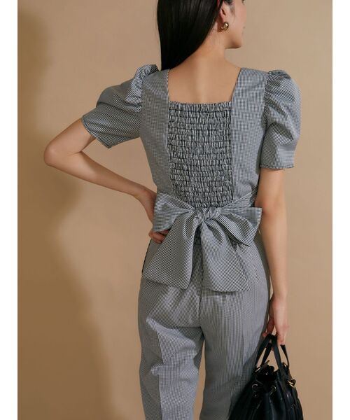 RESEXXY（リゼクシー）の「バックリボンスクエアブラウス【セットアップ着用可能】（シャツ/ブラウス・レディース・その他/その他1/ブラック・FREE）」の19枚目の写真