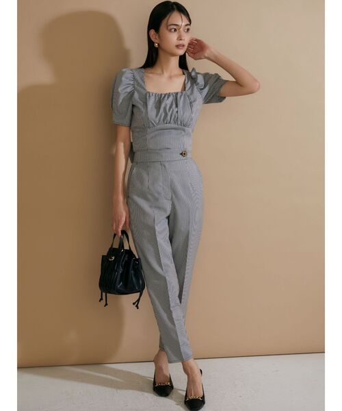 RESEXXY（リゼクシー）の「バックリボンスクエアブラウス【セットアップ着用可能】（シャツ/ブラウス・レディース・その他/その他1/ブラック・FREE）」の20枚目の写真