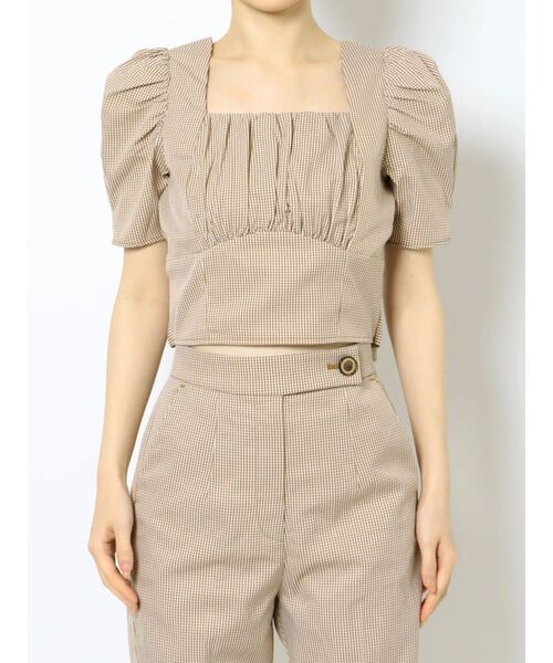 RESEXXY（リゼクシー）の「バックリボンスクエアブラウス【セットアップ着用可能】（シャツ/ブラウス・レディース・その他/その他1/ブラック・FREE）」の21枚目の写真