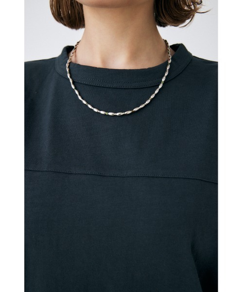 MOUSSY（マウジー）の「PADDED SHOULDER タンクトップ（タンクトップ・レディース・ライトブラック/ライム/ターコイズブルー/ホワイト・FREE）」の9枚目の写真