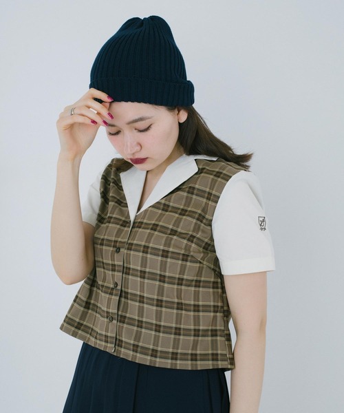 tina jojun ニット帽 ブラウン tina jojun ニット帽 ブラウン 2024Limited Edition ニット帽