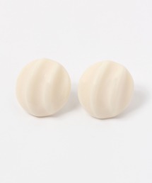 オーバルモチーフピアス