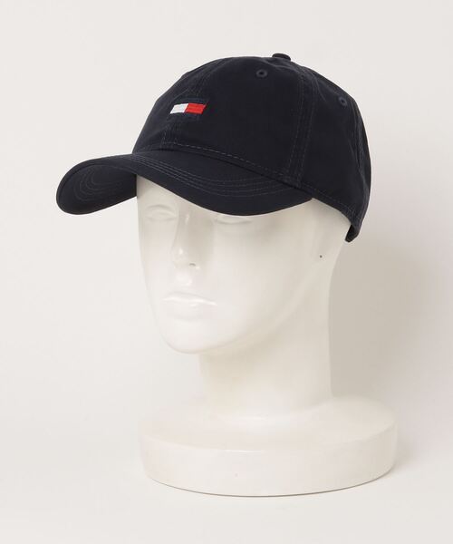 TOMMY HILFIGER（トミーヒルフィガー）の「TOMMY HILFIGER / トミー ヒルフィガー TOMMY BASEBALL CAP ベースボール キャップ（キャップ・メンズ・ホワイト/ブラック/ネイビー/ベージュ/レッド/ピンク・FREE）」の5枚目の写真