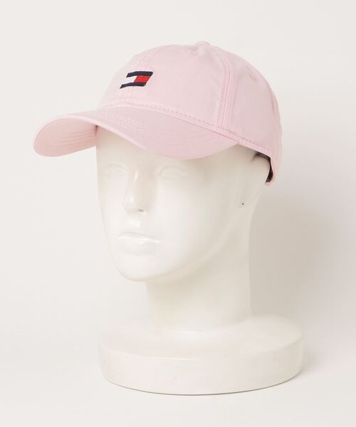 TOMMY HILFIGER（トミーヒルフィガー）の「TOMMY HILFIGER / トミー ヒルフィガー TOMMY BASEBALL CAP ベースボール キャップ（キャップ・メンズ・ホワイト/ブラック/ネイビー/ベージュ/レッド/ピンク・FREE）」の6枚目の写真