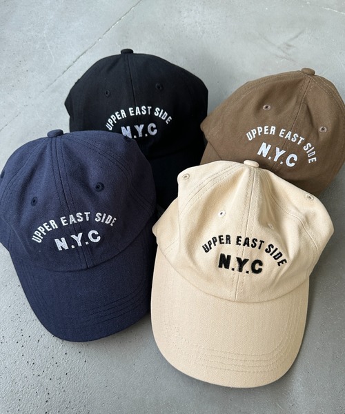 apres jour mignon（アプレジュールミニョン）の「【apresjour mignon×ARIAZ】英字ロゴキャップ（キャップ・レディース・ブラック/アイボリー/ブラウン系その他/ネイビー・ONESIZE）」の5枚目の写真