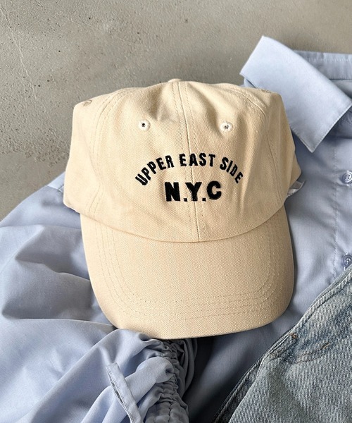 apres jour mignon（アプレジュールミニョン）の「【apresjour mignon×ARIAZ】英字ロゴキャップ（キャップ・レディース・ブラック/アイボリー/ブラウン系その他/ネイビー・ONESIZE）」の7枚目の写真