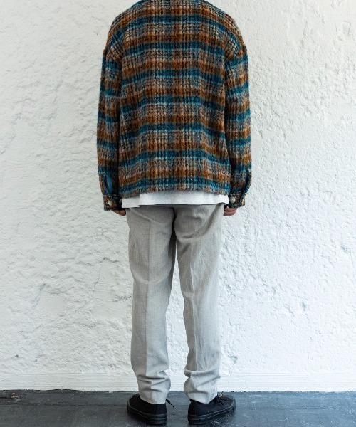 Enharmonic TAVERN(エンハーモニックタヴァーン)の「Mohair cardigan(カーディガン/ボレロ・メンズ・パープル/ブルー・44/46/48)」の10枚目の写真