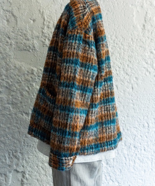Enharmonic TAVERN(エンハーモニックタヴァーン)の「Mohair cardigan(カーディガン/ボレロ・メンズ・パープル/ブルー・44/46/48)」の11枚目の写真