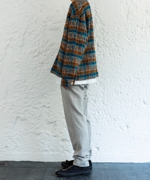 Enharmonic TAVERN(エンハーモニックタヴァーン)の「Mohair cardigan(カーディガン/ボレロ・メンズ・パープル/ブルー・44/46/48)」の14枚目の写真