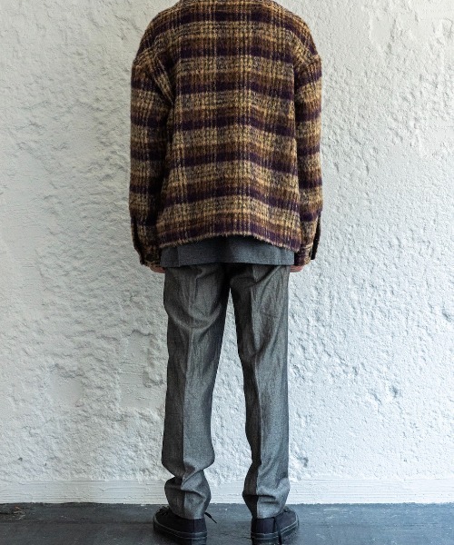Enharmonic TAVERN(エンハーモニックタヴァーン)の「Mohair cardigan(カーディガン/ボレロ・メンズ・パープル/ブルー・44/46/48)」の20枚目の写真