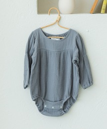 pairmanon（ペアマノン）の「【かぞくおそろい】【ベビー】袖ボリューム ダブルガーゼ ロンパース（ロンパース・キッズ）」