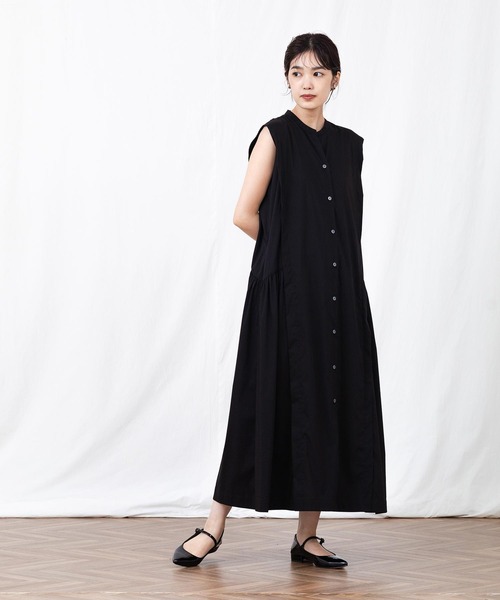 Gready Brilliant(グレディブリリアン)の「CNスキッパーマキシワンピース(ワンピース・レディース・ブラック/ベージュ・38)」の22枚目の写真