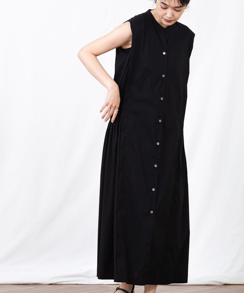 Gready Brilliant(グレディブリリアン)の「CNスキッパーマキシワンピース(ワンピース・レディース・ブラック/ベージュ・38)」の18枚目の写真