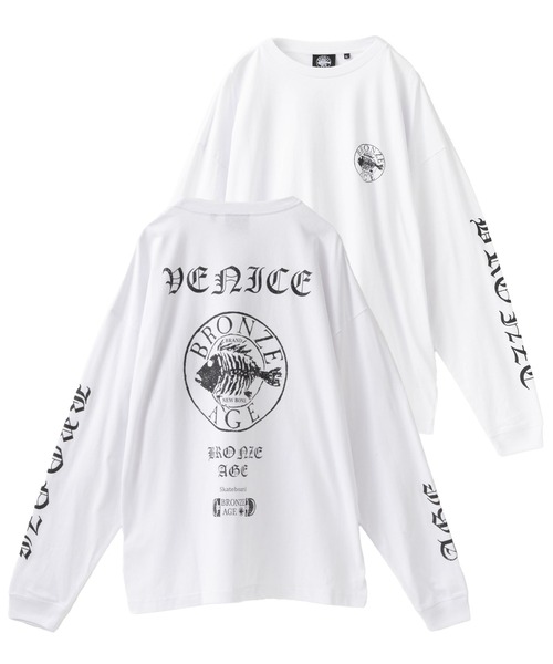 Age Factory アイスロゴTシャツ ブラウン/Lサイズ セール】ワンフォークロージング 1111clothing ボーダー Tシャツ