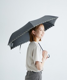 【Wpc.】晴雨兼用/遮光星柄スカラップmini