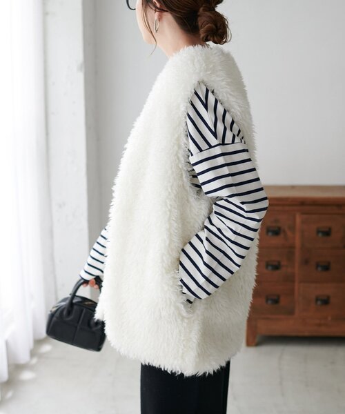 セール】【WEB限定】プードルベスト（ベスト）｜DISCOAT（ディスコート