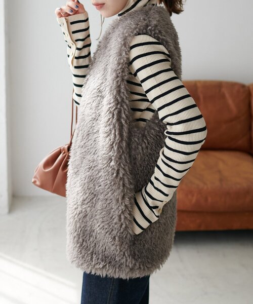 セール】【WEB限定】プードルベスト（ベスト）｜DISCOAT（ディスコート