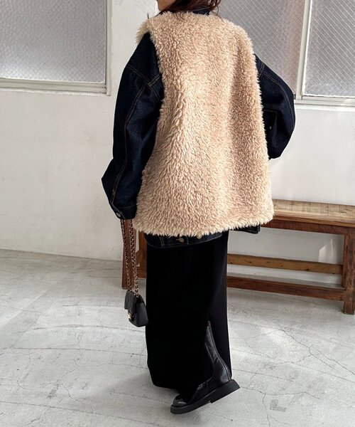 セール】【WEB限定】プードルベスト（ベスト）｜DISCOAT（ディスコート