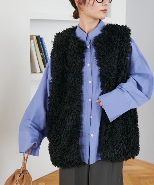 DISCOAT（ディスコート）の「【WEB限定】プードルベスト（ベスト