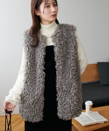 DISCOAT（ディスコート）の「【WEB限定】プードルベスト（ベスト）」