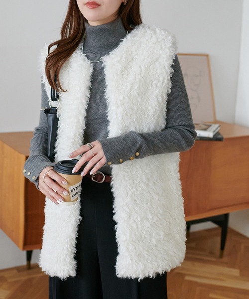 セール】【WEB限定】プードルベスト（ベスト）｜DISCOAT（ディスコート