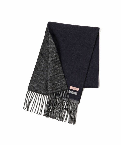 BEAMS LIGHTS(ビームスライツ)の「BEAMS LIGHTS / 配色 ソリッドカラー マフラー(マフラー・メンズ・ブラック/ネイビー・ONE SIZE)」の11枚目の写真