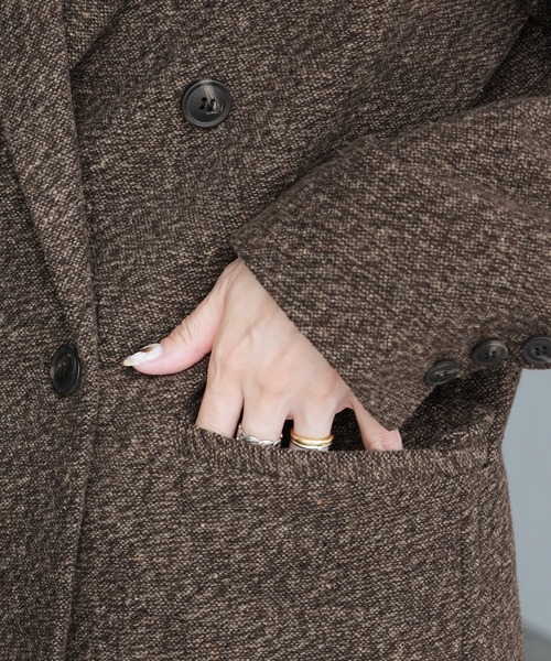ツイル/ツイードテーラードジャケット（スーツジャケット）｜reca