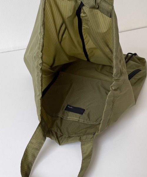 CANAL JEAN（キャナルジーン）の「1975 TOKYO　BOWLSナップサック（バックパック/リュック・レディース・ブラック/カーキ/ネイビー・ONE SIZE）」の18枚目の写真