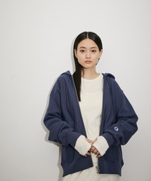【Champion for ADAM ET ROPE’】EX SEPARATE POCKET ZIP UP REVERS WEAVE HOODIE