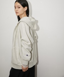 【Champion for ADAM ET ROPE’】EX SEPARATE POCKET ZIP UP REVERS WEAVE HOODIE