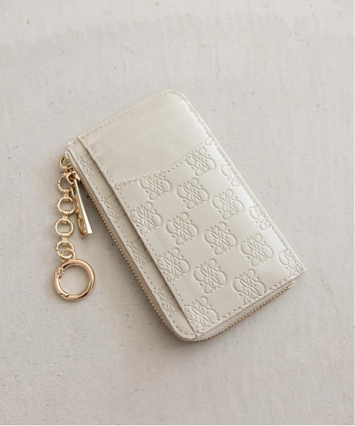 RANDA(ランダ)の「モノグラムエンボスフラグメントケース(カードケース・レディース・ブラック/ブラウン/アイボリー/ブルー/ピンク・FREE)」の8枚目の写真