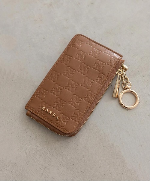 RANDA(ランダ)の「モノグラムエンボスフラグメントケース(カードケース・レディース・ブラック/ブラウン/アイボリー/ブルー/ピンク・FREE)」の9枚目の写真