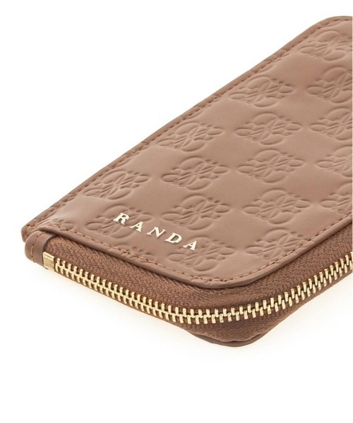 RANDA(ランダ)の「モノグラムエンボスフラグメントケース(カードケース・レディース・ブラック/ブラウン/アイボリー/ブルー/ピンク・FREE)」の13枚目の写真
