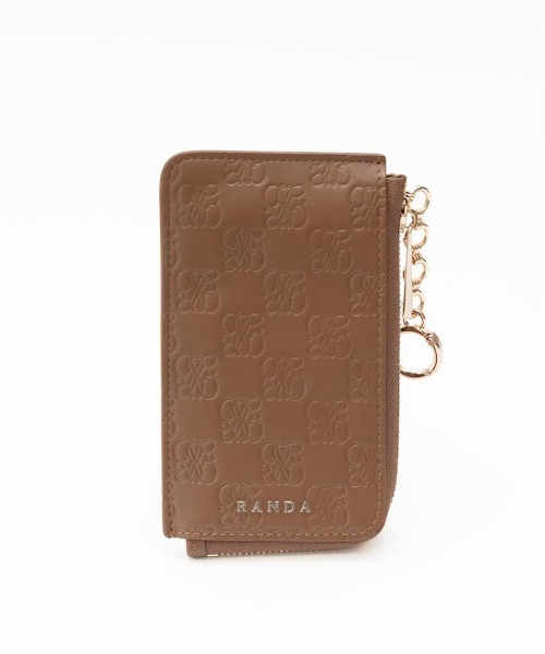 RANDA(ランダ)の「モノグラムエンボスフラグメントケース(カードケース・レディース・ブラック/ブラウン/アイボリー/ブルー/ピンク・FREE)」の16枚目の写真