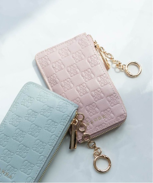 RANDA(ランダ)の「モノグラムエンボスフラグメントケース(カードケース・レディース・ブラック/ブラウン/アイボリー/ブルー/ピンク・FREE)」の18枚目の写真
