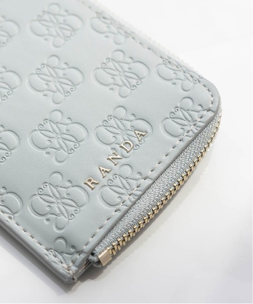 RANDA(ランダ)の「モノグラムエンボスフラグメントケース(カードケース・レディース・ブラック/ブラウン/アイボリー/ブルー/ピンク・FREE)」の20枚目の写真