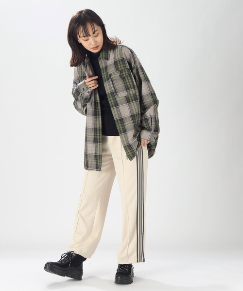 ◆Deuxieme Classe◆ チェック ZIP シャツ◆ niko and（ニコアンド）の「古着風チェックZIPシャツ（シャツ