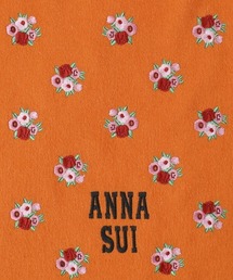アナスイ　マフラー　グリーン　刺繍　ウール ANNA SUI（アナスイ）の「ウール刺繍マフラー（マフラー）」 - WEAR