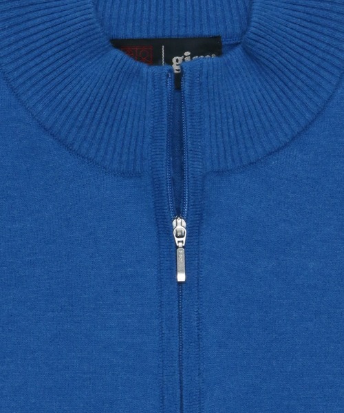 TOKYO SHIRTS（トウキョウシャツ）の「ハーフジップ ベーシック ニットセーター（ニット/セーター・メンズ・チャコール/ブルー/ネイビー・L/LL/M）」の12枚目の写真