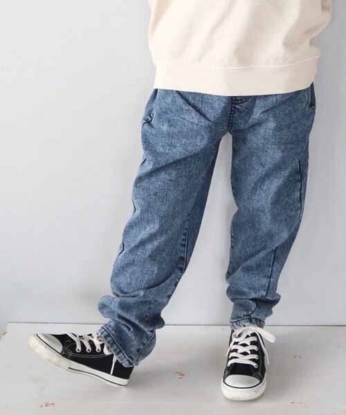 SHOO・LA・RUE(シューラルー)の「◆【110-140cm】裏起毛デニムパンツ(デニムパンツ・キッズ・ブラック系5/ブルー系5・14/13/11/12)」の3枚目の写真