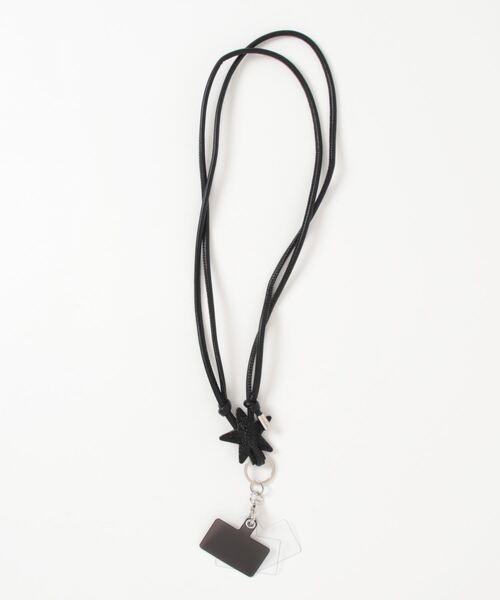 Paradise Picnic（パラダイスピクニック）の「グリッタースマホストラップ（スマホグッズ・レディース・ネイビー/ブラック/ゴールド/シルバー・FREE）」の2枚目の写真