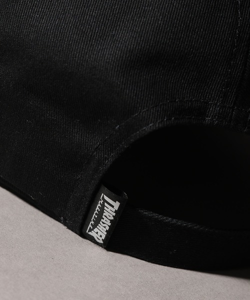 THRASHER（スラッシャー）の「【THRASHER/スラッシャー】ロゴ刺繍 6パネル ツイル ベースボールキャップ（キャップ・メンズ・ネイビー/ブラック/ベージュ/グレー/ホワイト・FREE）」の16枚目の写真