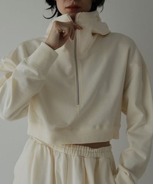 ジップアップフーディースウェット