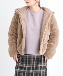 リバーシブルファーブルゾン