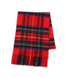 Johnstons of Elgin | Johnstons of Elgin （ジョンストンズ オブ エルガン） 大判タータンチェックカシミヤストール(ストール/ショール)