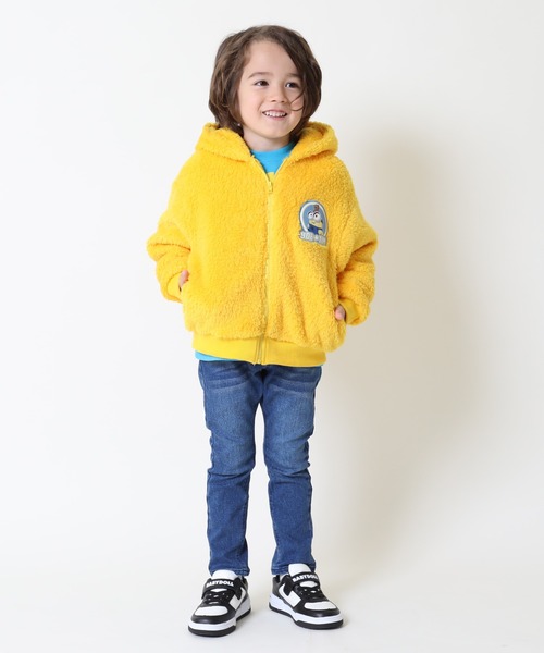 MINIONS(ミニオンズ)の「親子お揃い ミニオン ボアジップパーカー 9102K(パーカー・キッズ・ブラウン/イエロー・120cm/110cm/100cm/130cm)」の8枚目の写真
