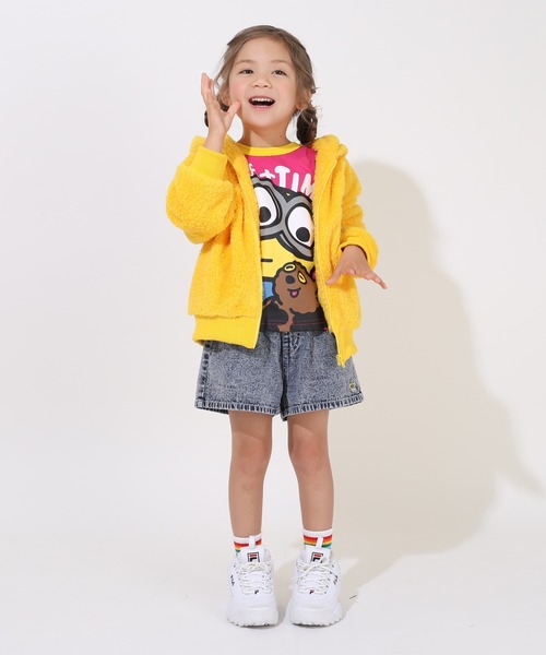 MINIONS(ミニオンズ)の「親子お揃い ミニオン ボアジップパーカー 9102K(パーカー・キッズ・ブラウン/イエロー・120cm/110cm/100cm/130cm)」の17枚目の写真