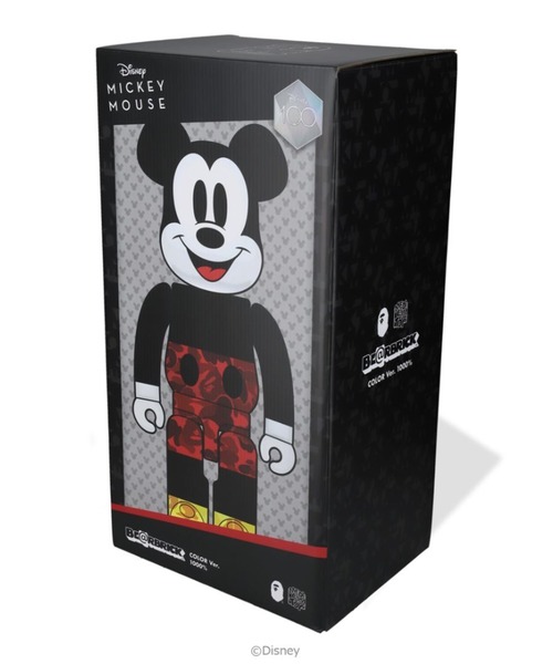 A BATHING APE - A BATHING APE x mickey be@brick 1000%新品 BAPE X MICKEY MOUSE ORIGINAL COLOR BE@RBRICK 1000% M
