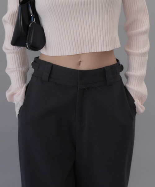 GIUNON(ジウノン)の「adjustable wide pants / アジャスタブルワイドパンツ(その他パンツ・レディース・グレー/ブラウン・0/1)」の15枚目の写真
